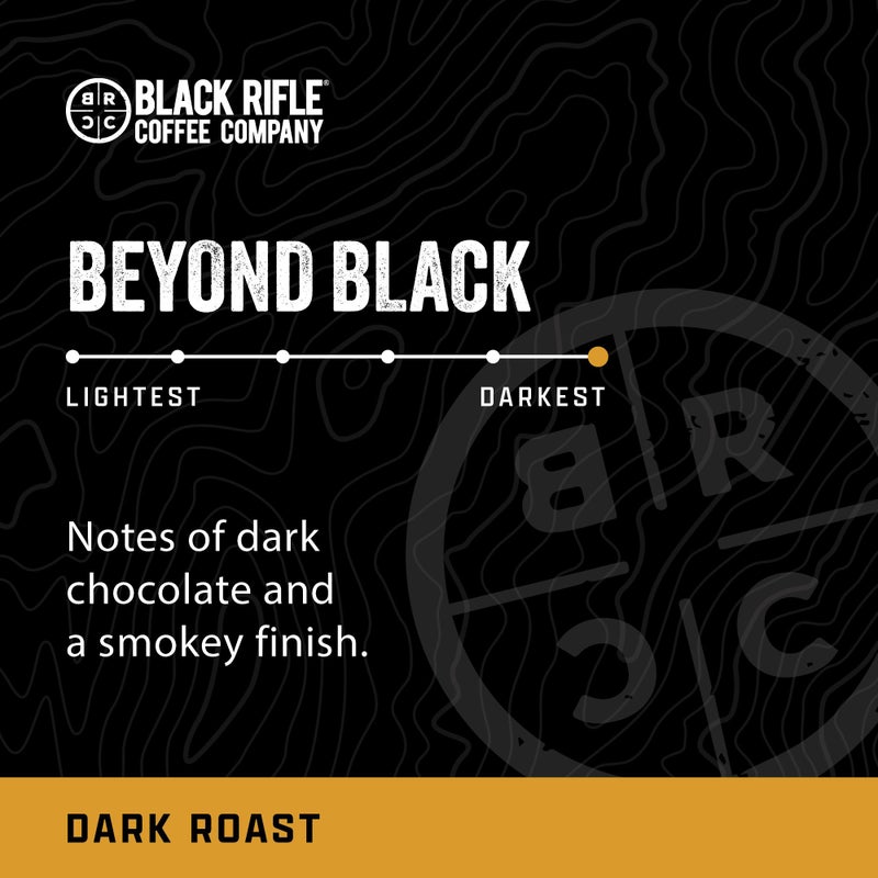 Black Rifle Coffee Company Beyond Black, 50 Count, Dark Roast K Cups - Single Serve K Cups Coffee Pods - Kcup Pods Compatible with Keurig 1.0 & 2.0 - Made from Arabica Beans - Image 2